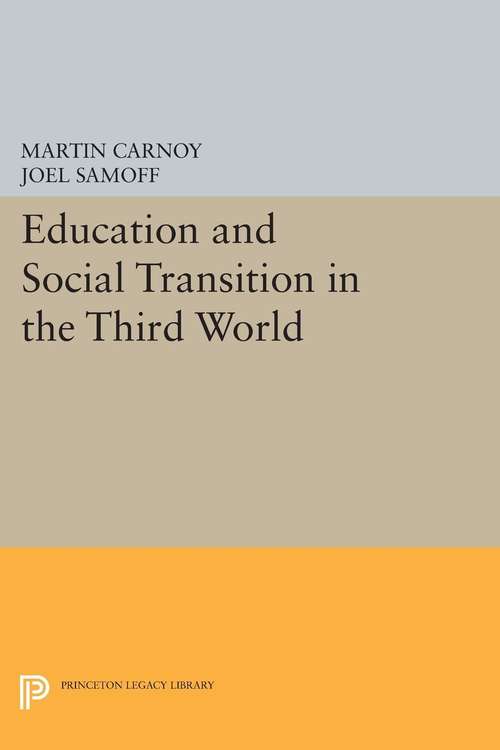Book cover of Education and Social Transition in the Third World