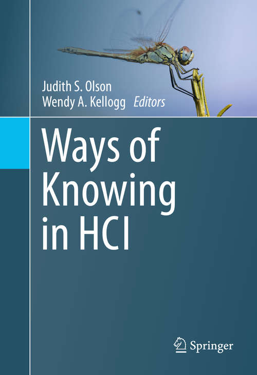 Book cover of Ways of Knowing in HCI (2014)