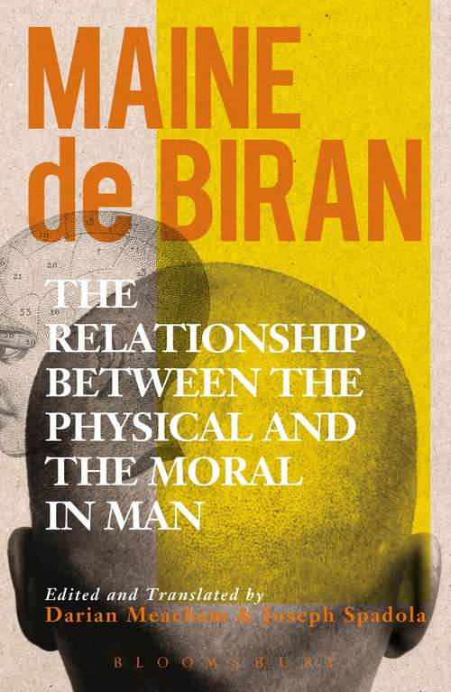 Book cover of The Relationship between the Physical and the Moral in Man