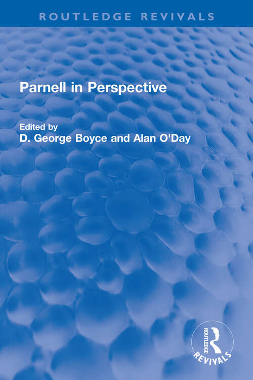 Book cover of Parnell in Perspective (Routledge Revivals)