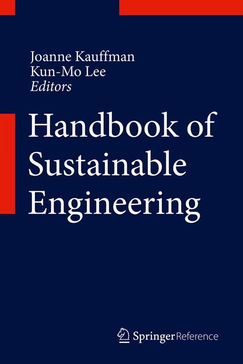 Book cover of Handbook of Sustainable Engineering