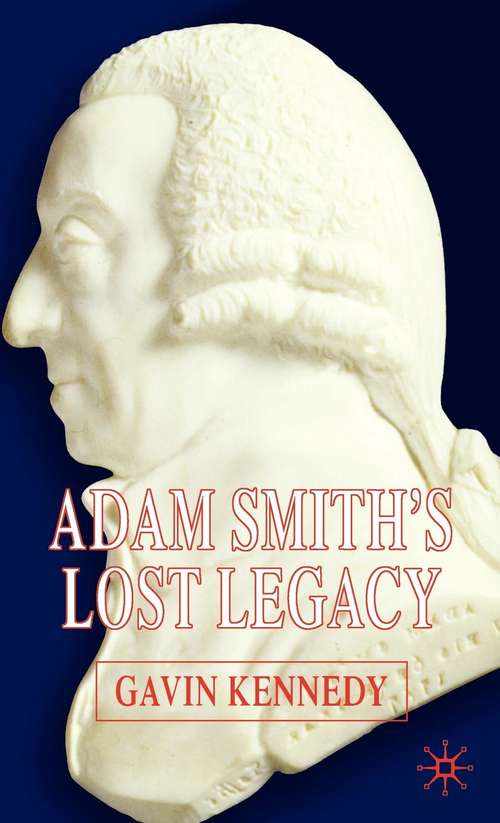 Book cover of Adam Smith's Lost Legacy (2005)