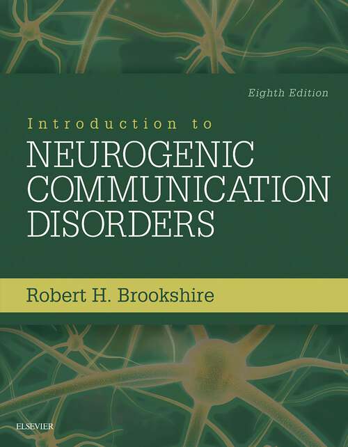 Book cover of Introduction to Neurogenic Communication Disorders (8)