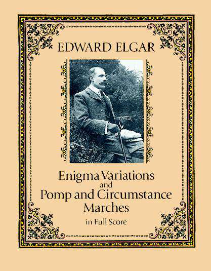Book cover of Enigma Variations and Pomp and Circumstance Marches in Full Score