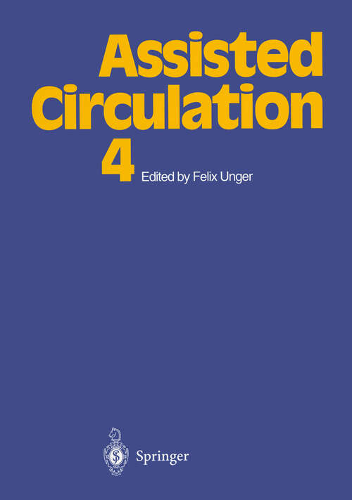 Book cover of Assisted Circulation 4 (1995)