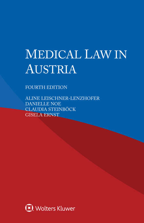 Book cover of Medical Law in Austria