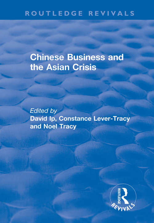 Book cover of Chinese Business and the Asian Crisis