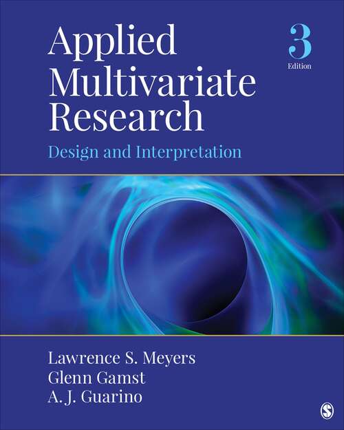 Book cover of Applied Multivariate Research: Design And Interpretation (3)