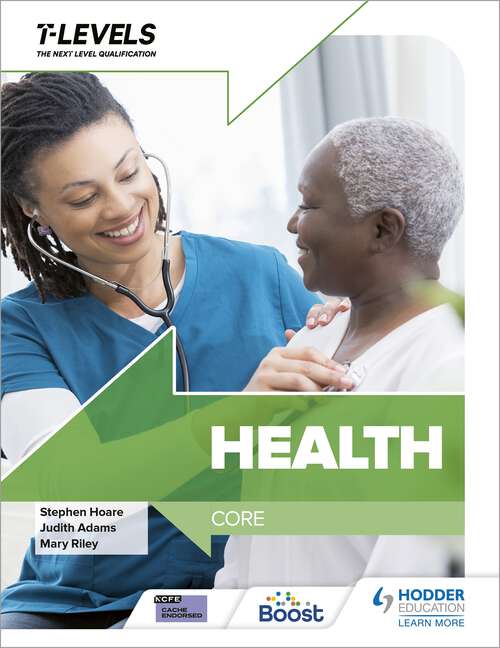 Book cover of Health T Level: Core