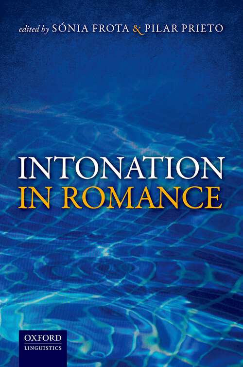 Book cover of Intonation in Romance