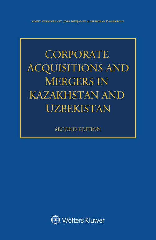 Book cover of Corporate Acquisitions and Mergers in Kazakhstan and Uzbekistan (2)