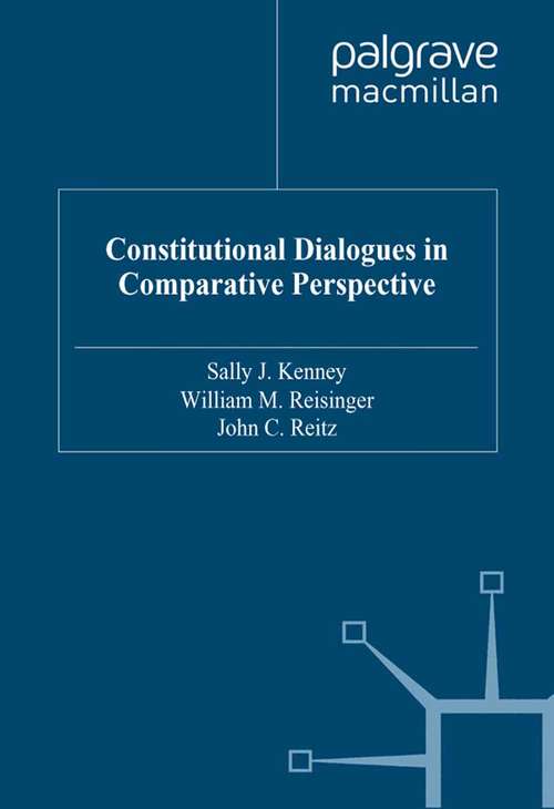 Book cover of Constitutional Dialogues in Comparative Perspective (1999)