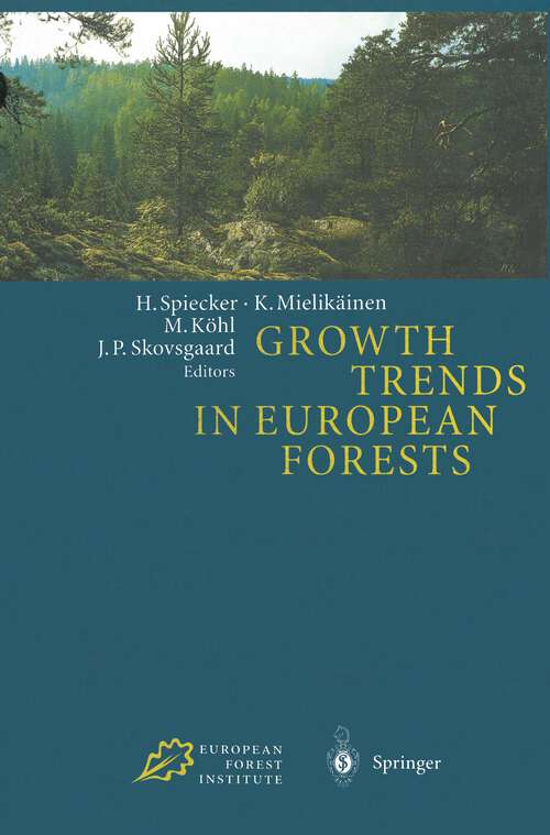 Book cover of Growth Trends in European Forests: Studies from 12 Countries (1996)