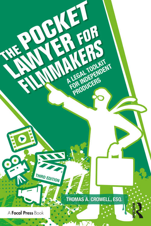 Book cover of The Pocket Lawyer for Filmmakers: A Legal Toolkit for Independent Producers (3)