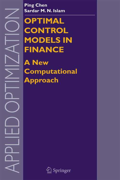 Book cover of Optimal Control Models in Finance: A New Computational Approach (2005) (Applied Optimization #95)