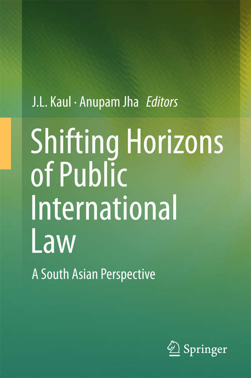 Book cover of Shifting Horizons of Public International Law: A South Asian Perspective