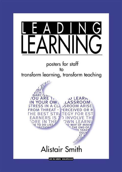 Book cover of Leading Learning
