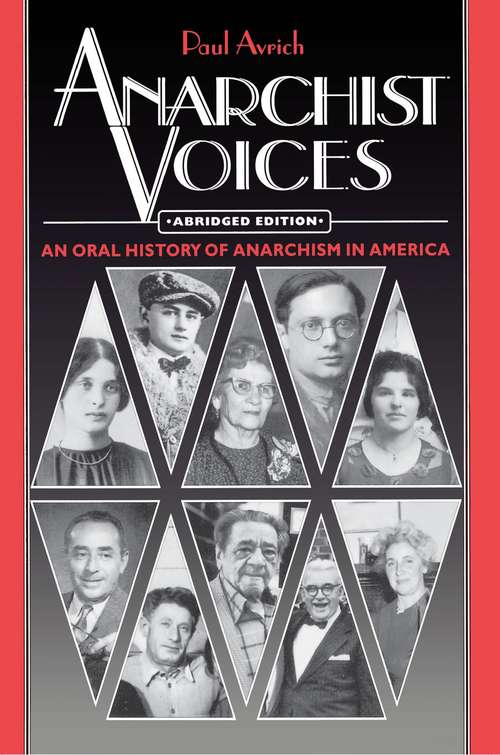 Book cover of Anarchist Voices: An Oral History of Anarchism in America - Abridged paperback Edition