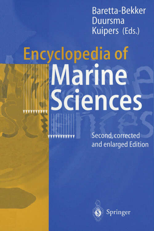 Book cover of Encyclopedia of Marine Sciences (2nd ed. 1998)