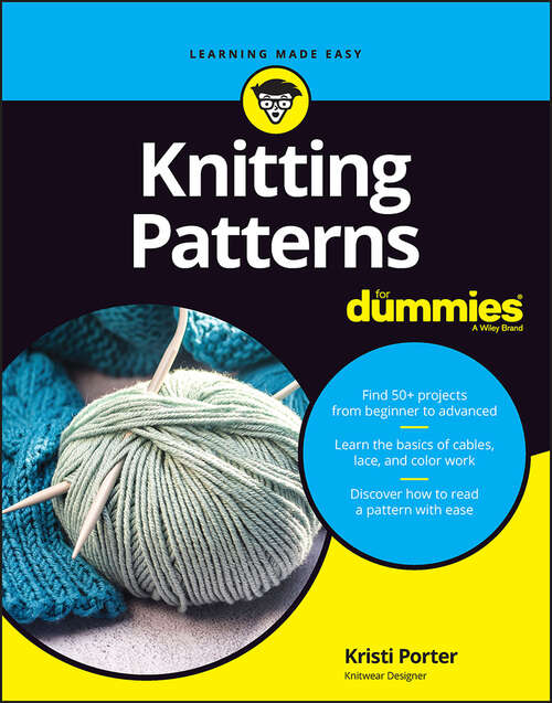 Book cover of Knitting Patterns For Dummies