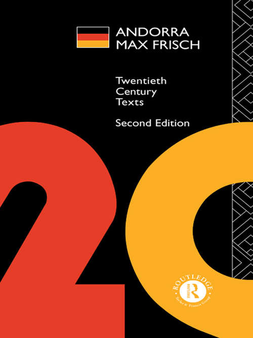 Book cover of Andorra: Max Frisch