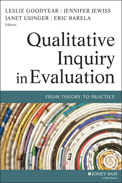 Book cover of Qualitative Inquiry in Evaluation: From Theory to Practice (Research Methods for the Social Sciences #29)