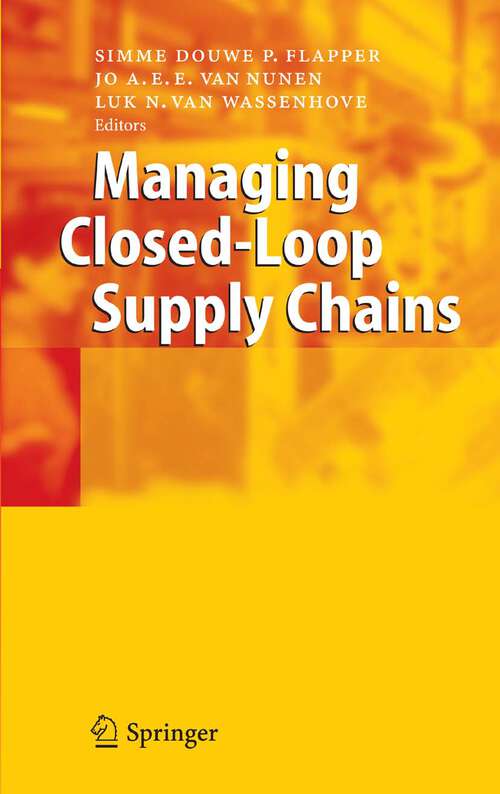 Book cover of Managing Closed-Loop Supply Chains (2005)