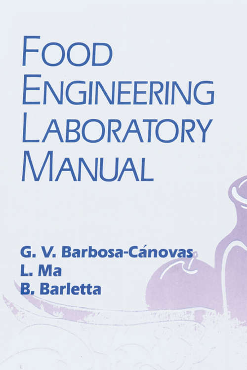 Book cover of Food Engineering Laboratory Manual