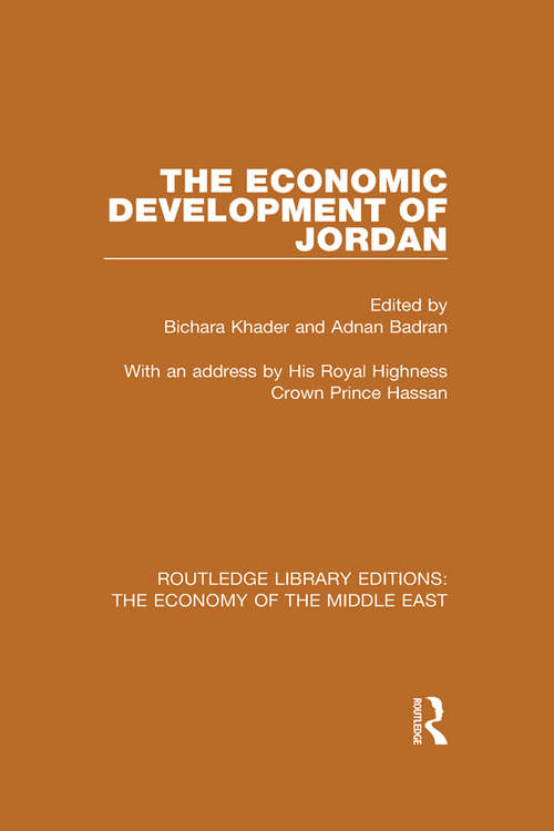 Book cover of The Economic Development of Jordan (Routledge Library Editions: The Economy of the Middle East)