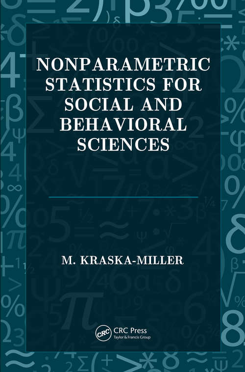 Book cover of Nonparametric Statistics for Social and Behavioral Sciences