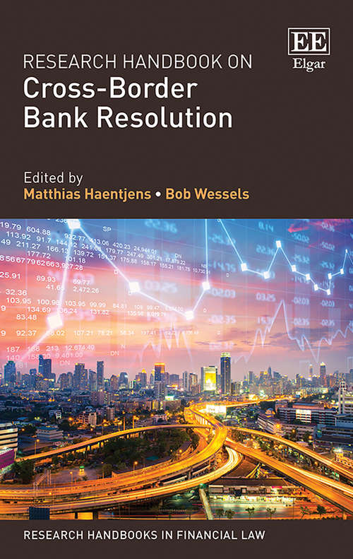 Book cover of Research Handbook on Cross-Border Bank Resolution (Research Handbooks in Financial Law series)