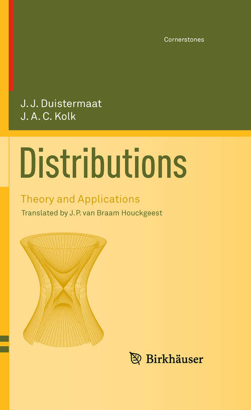 Book cover of Distributions: Theory and Applications (2010) (Cornerstones)