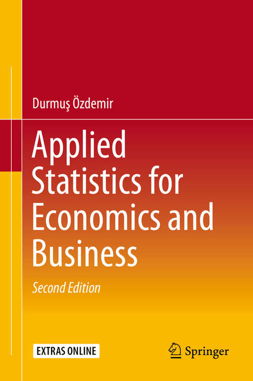 Book cover of Applied Statistics for Economics and Business (2nd ed. 2016)