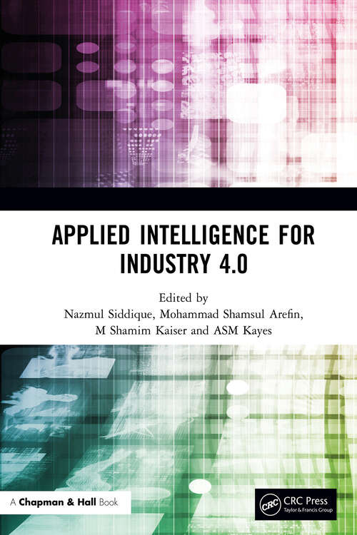 Book cover of Applied Intelligence for Industry 4.0