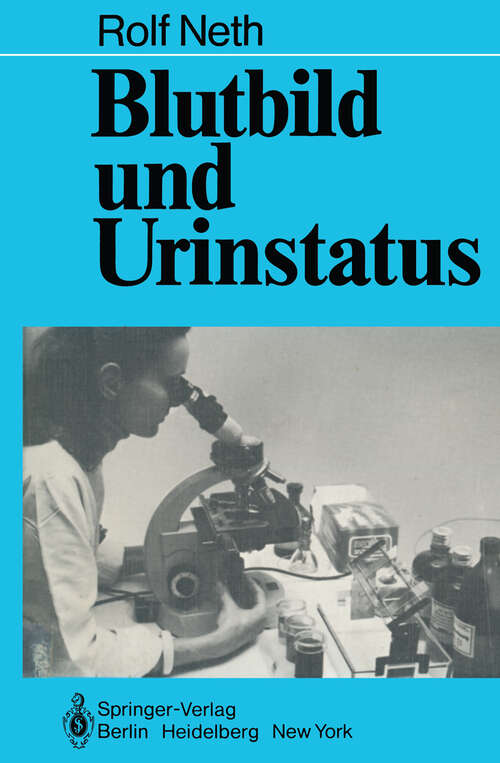 Book cover of Blutbild und Urinstatus (1979)