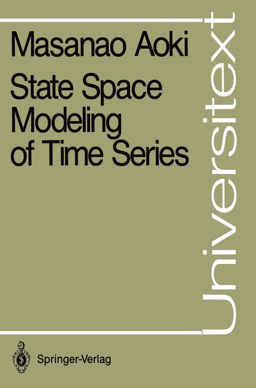 Book cover of State Space Modeling of Time Series (1987) (Universitext)