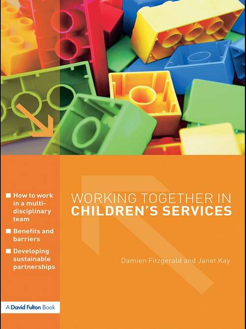Book cover of Working Together in Children's Services (2)