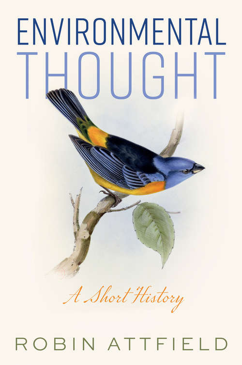 Book cover of Environmental Thought: A Short History