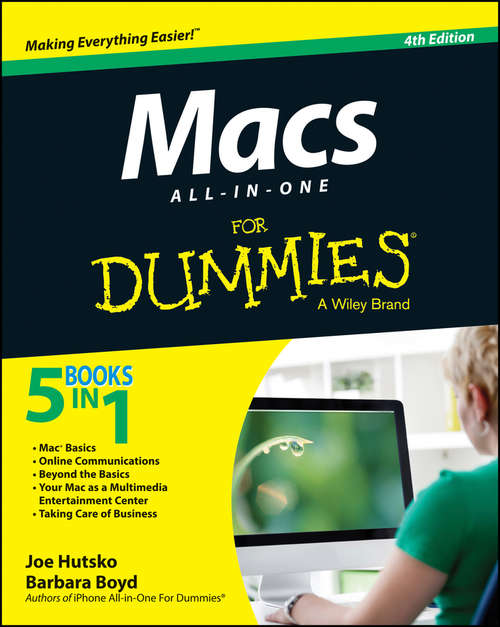 Book cover of Macs All-in-One For Dummies (4)