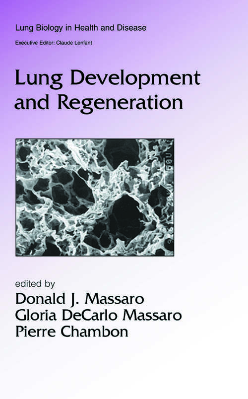 Book cover of Lung Development and Regeneration