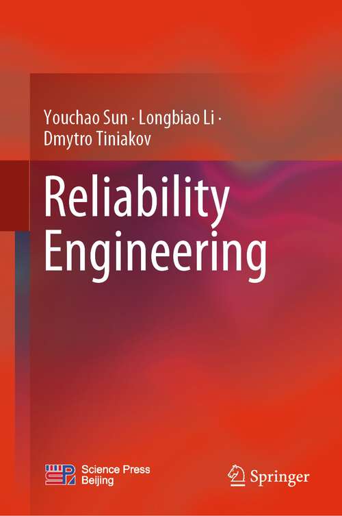 Book cover of Reliability Engineering (1st ed. 2024)