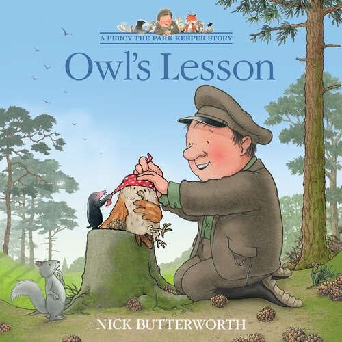 Book cover of Owl’s Lesson (A Percy the Park Keeper Story)