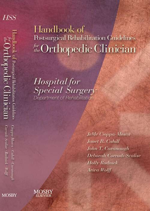 Book cover of Handbook of Postsurgical Rehabilitation Guidelines for the Orthopedic Clinician - E-Book