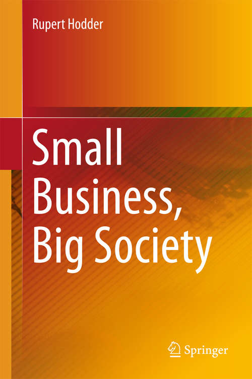 Book cover of Small Business, Big Society