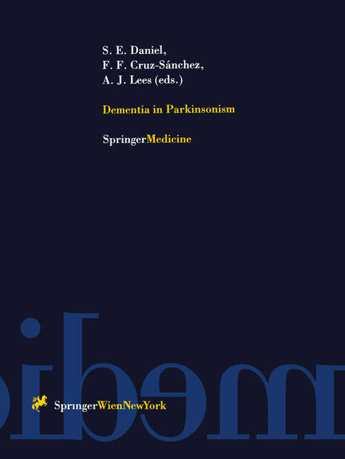 Book cover of Dementia in Parkinsonism (1997) (Journal of Neural Transmission. Supplementa #51)