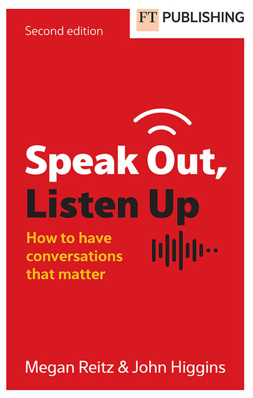 Book cover of Speak Out, Listen Up