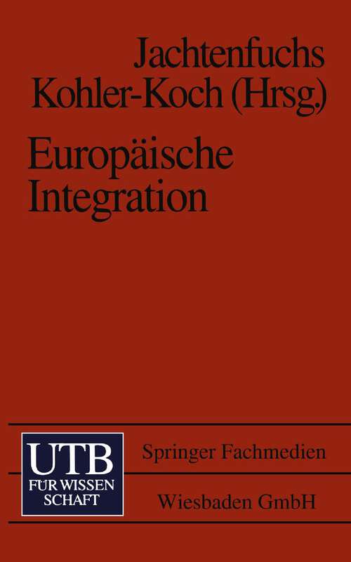 Book cover of Europäische Integration (1996) (Uni-Taschenbücher)