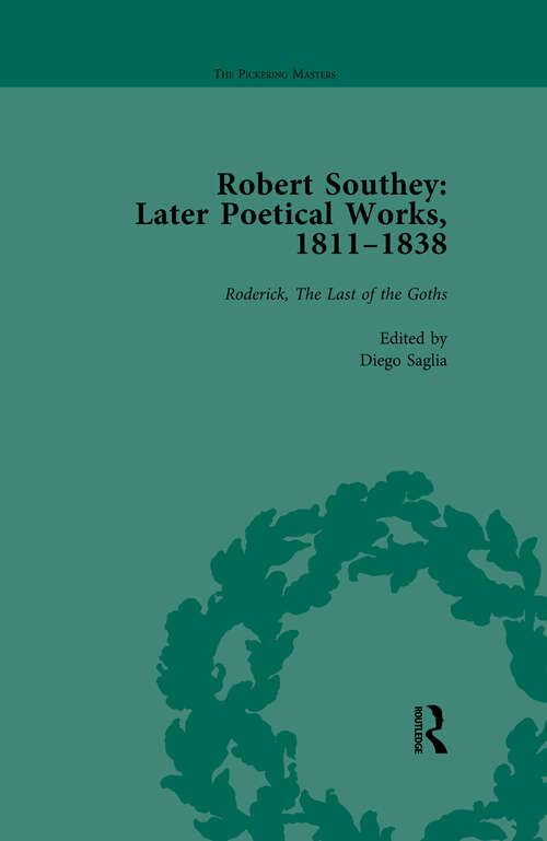 Book cover of Robert Southey: Later Poetical Works, 1811-1838 Vol 2