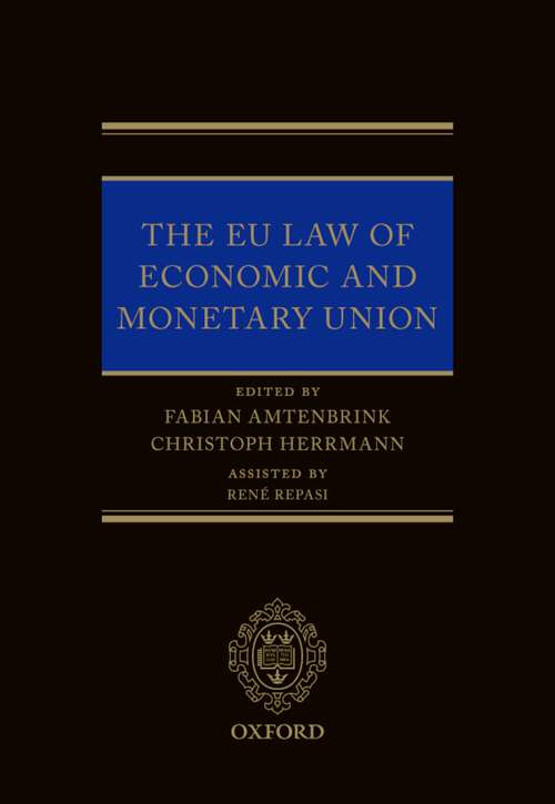 Book cover of EU Law of Economic & Monetary Union