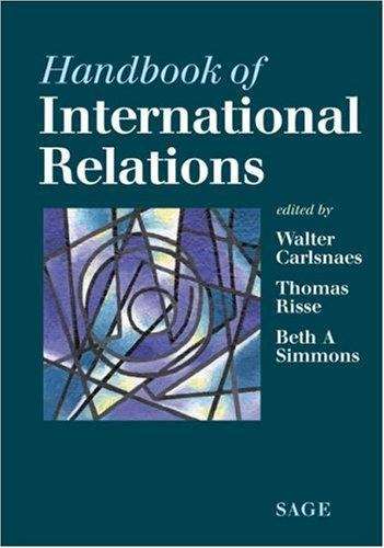 Book cover of Handbook Of International Relations (PDF)